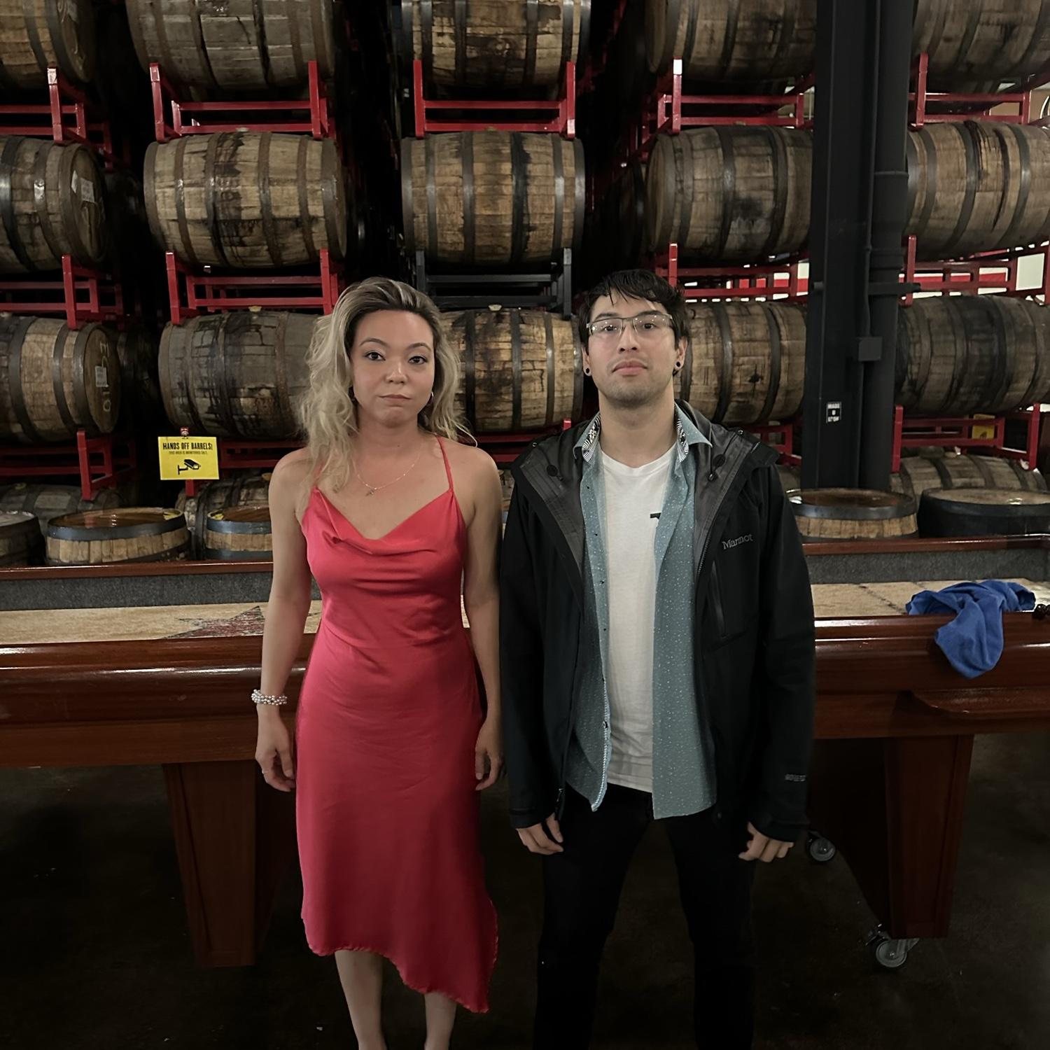 Jasmine graduated with her Masters in Clinical Mental Health Counseling, and Danny came to celebrate her. 
Here they are being silly.