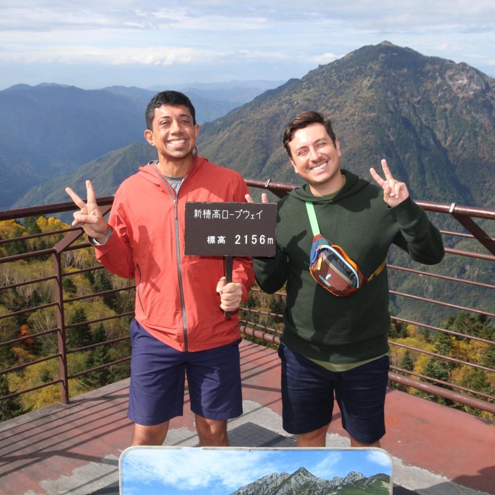 Dan and Sebastian in Takayama, Japan