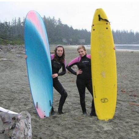 Anne and Leona in Tofino!