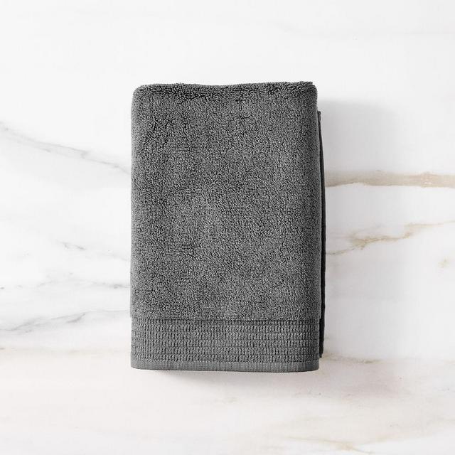 Organic Premium Towel, Hand Towel, Gray Dusk