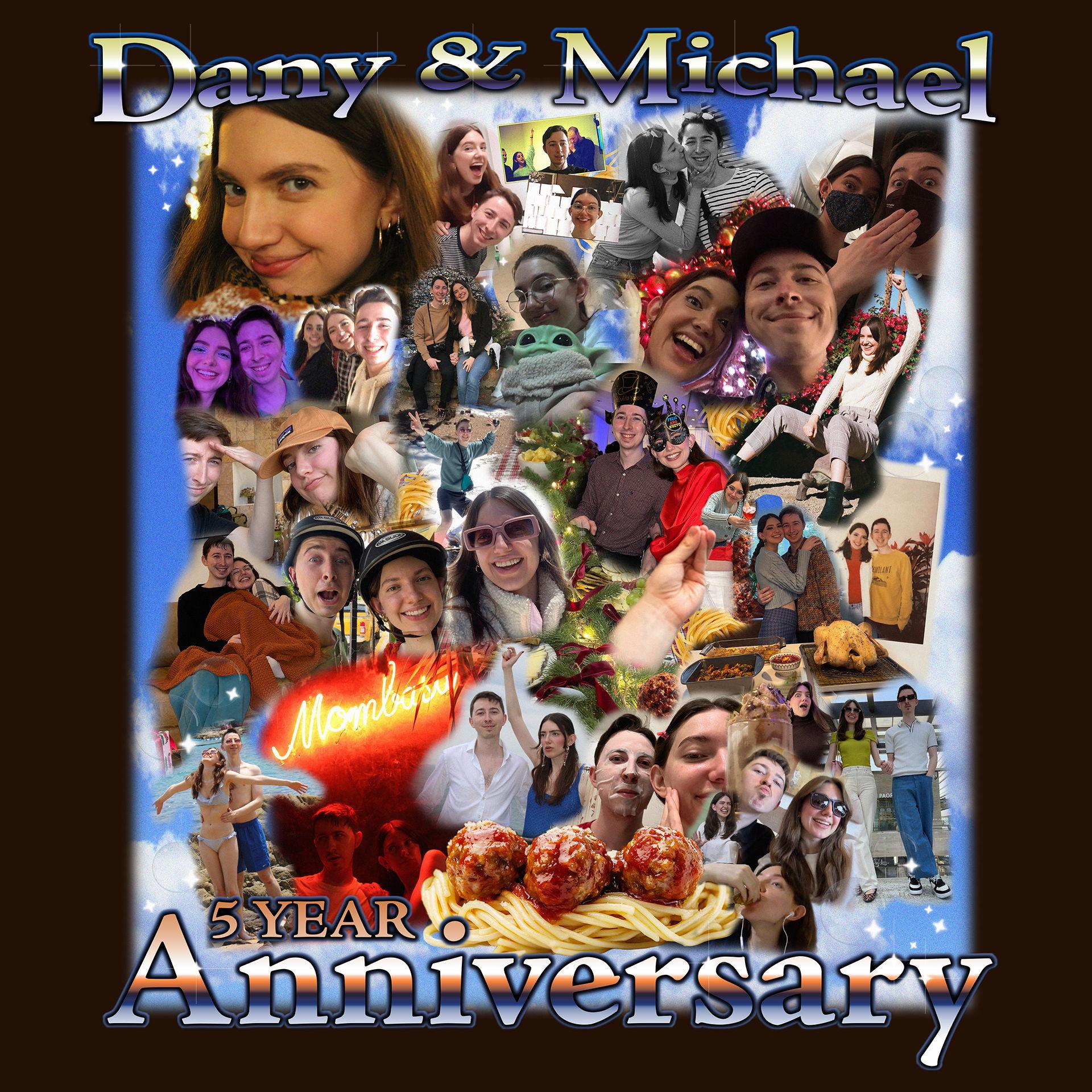 February 2025 - 5 Year Anniversary Collage