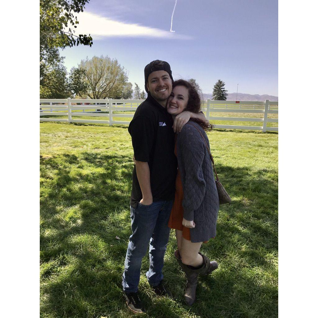Anthony and Mary-Eliza at an event for a friend when they lived in Fort Collins, Colorado in 2019