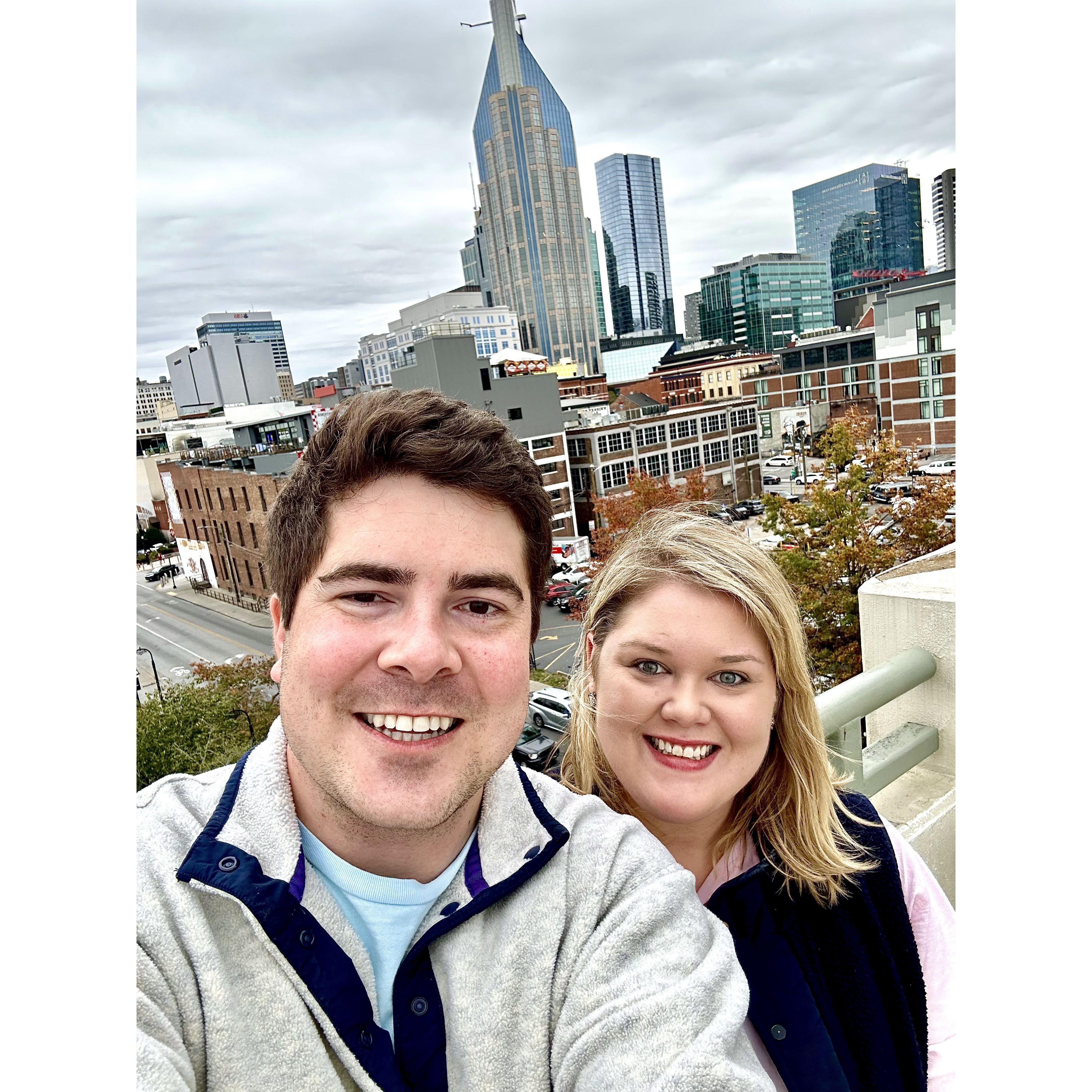 Exploring Nashville for Alex's birthday