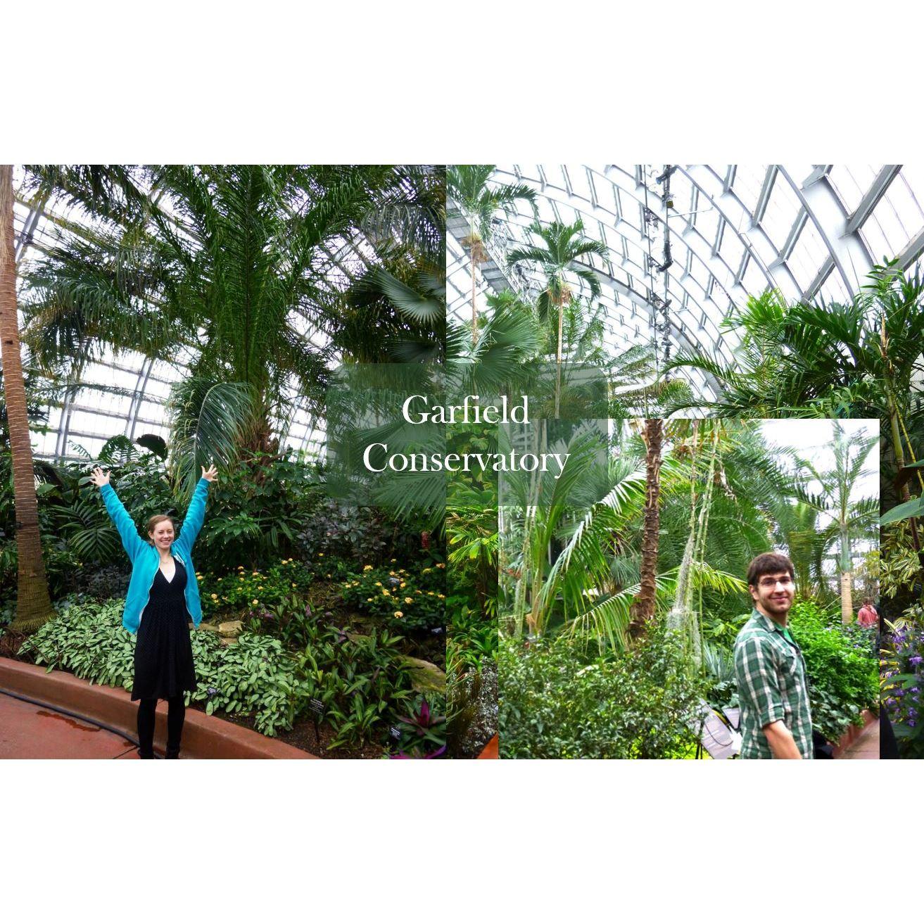 Our first trip together to the Garfield Conservatory in Chicago