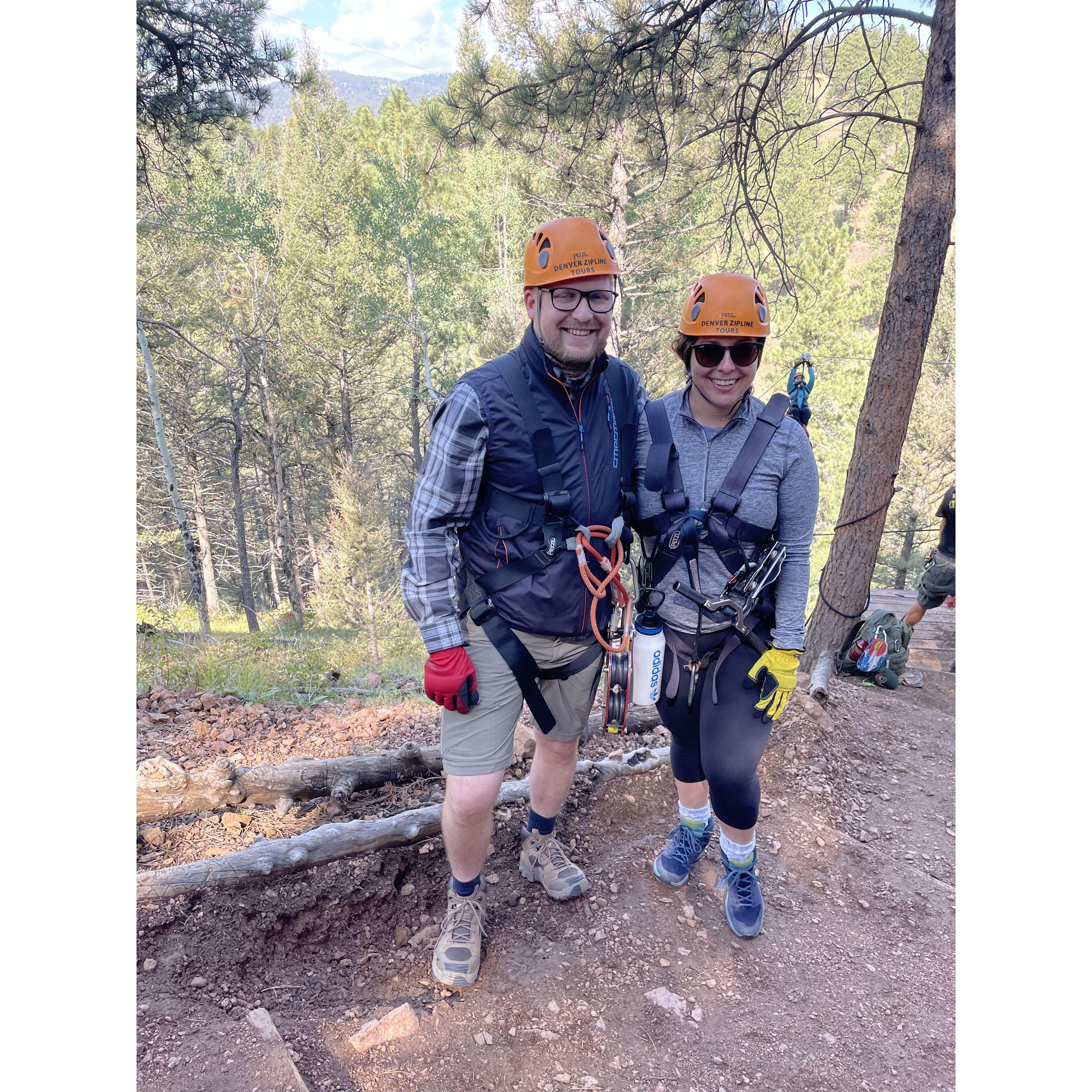 Ziplining through Colorado!