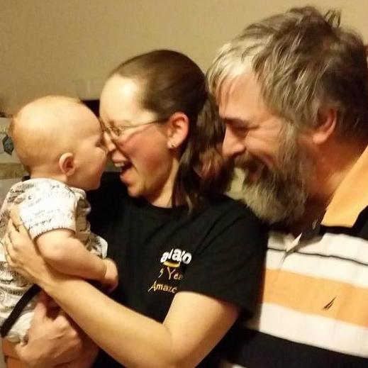 Our godson Leo when he was TINY!