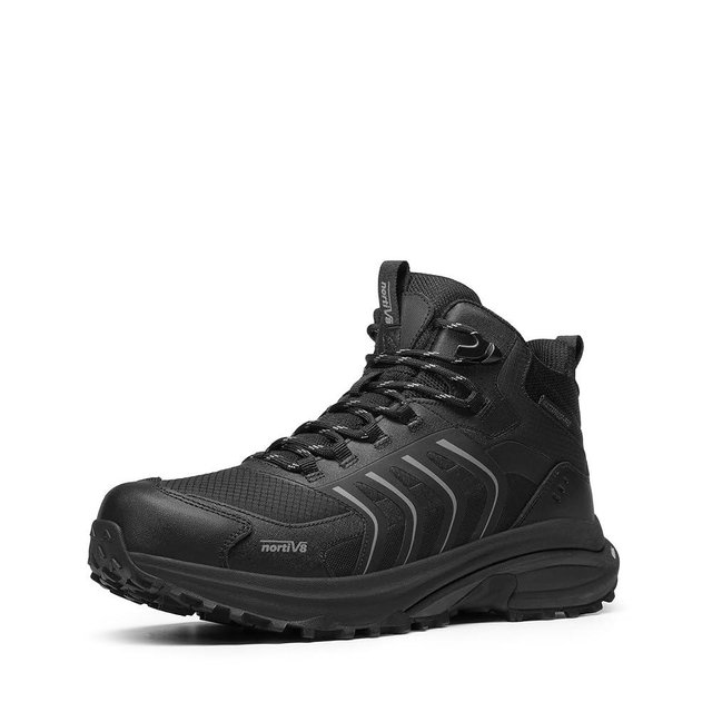NORTIV 8 Men's Waterproof PRO Hiking Boots Lightweight Outdoor Trekking Camping Climbing Shoes for All Day Comfort Armadillo FieldLite