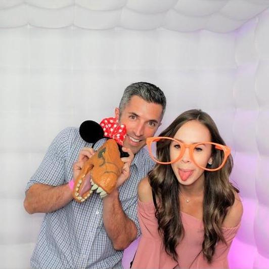 We love a photo booth! This classic is from a fundraiser we attended in Long Beach back in 2017.