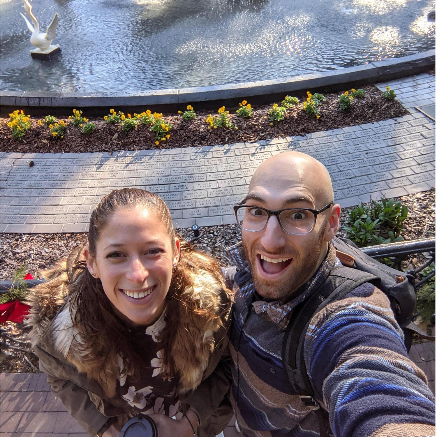 In Savannah, on one of our favorite trips together so far, on a road trip to Florida.