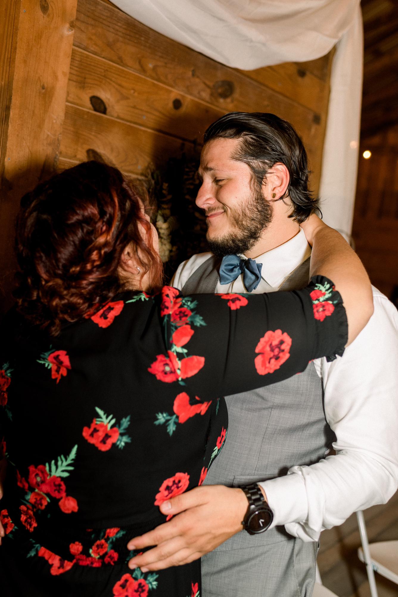 Dancing at Eric's brothers wedding