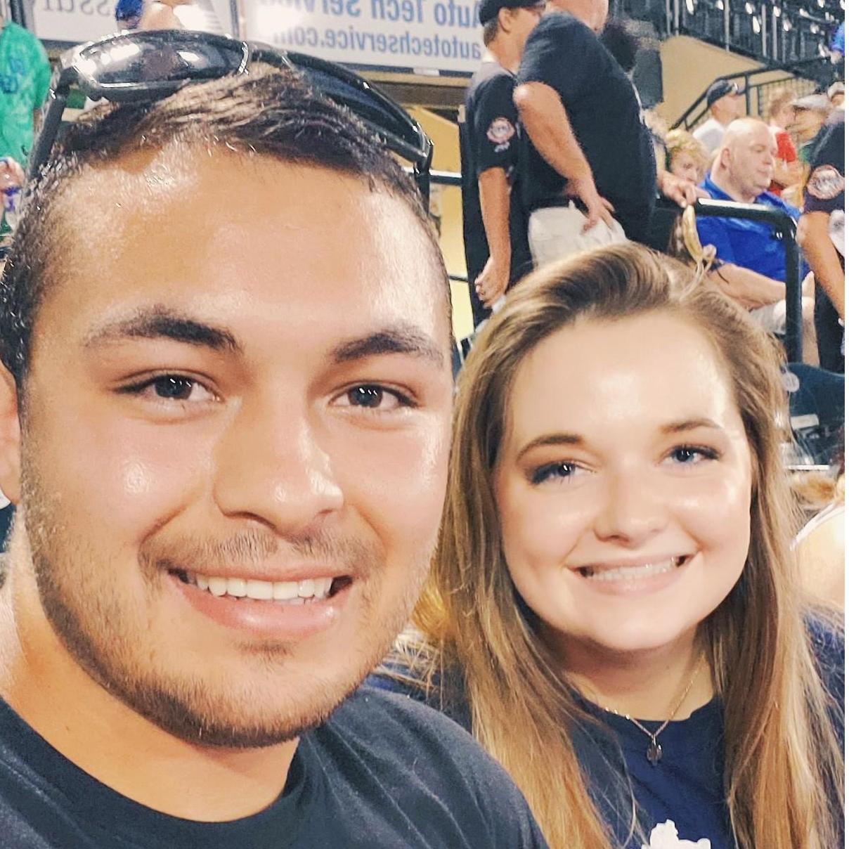 Our first official date together in 2019. We watched the Lexington Legends play and enjoyed a fireworks show afterward.