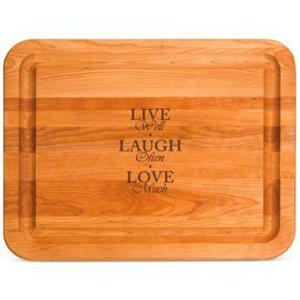 Catskill Craft Live, Laugh, Love Cutting Board
