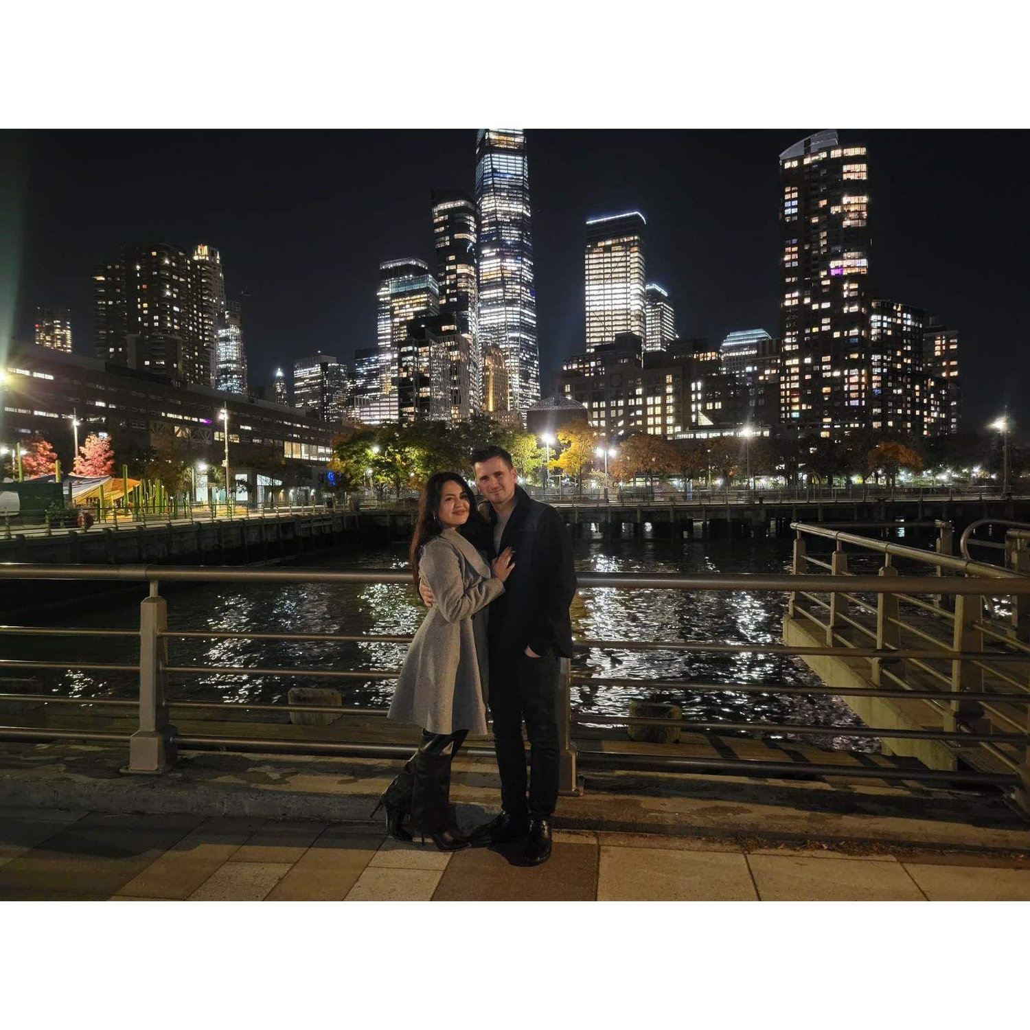 Our first trip together as a newly engaged couple to the Big Apple