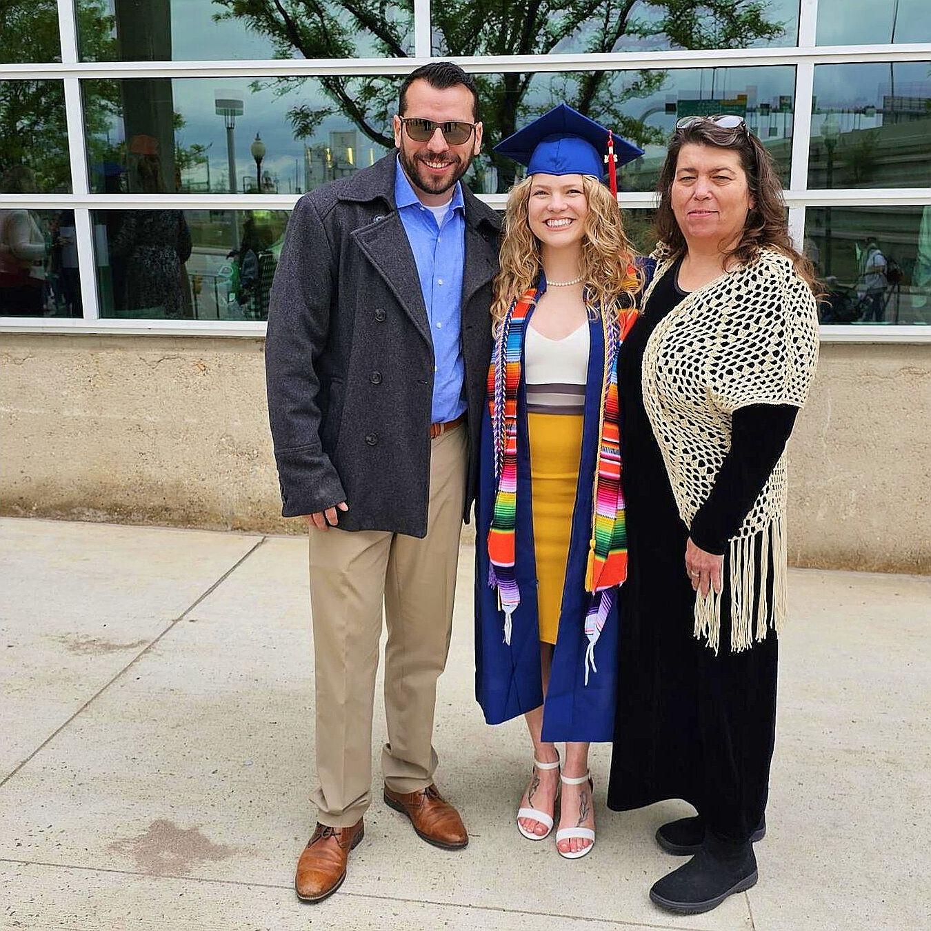 We simply cannot forget this all happening at the same time that Alaina is graduating from nursing school!