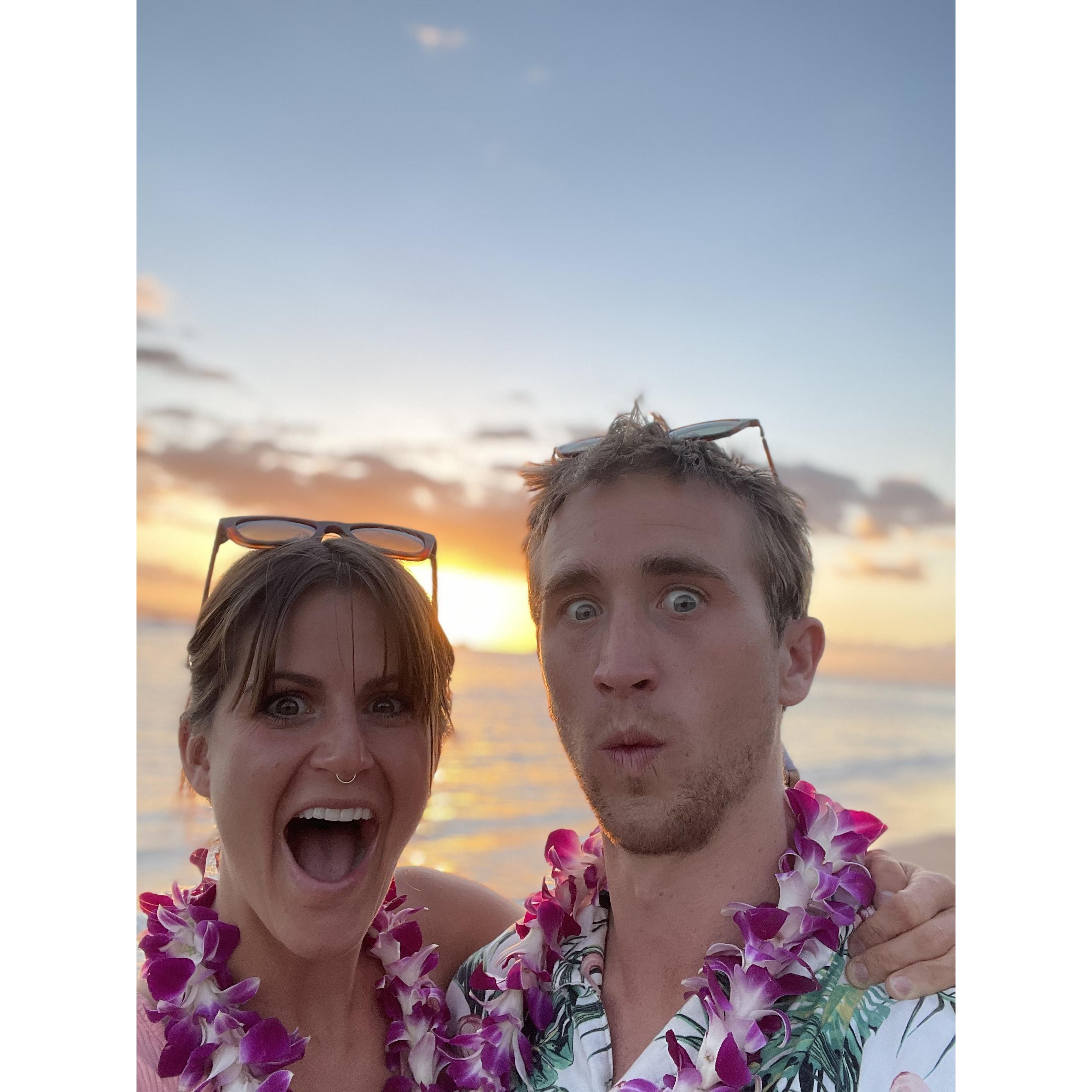 Maui luau.. can you tell there was an open bar?