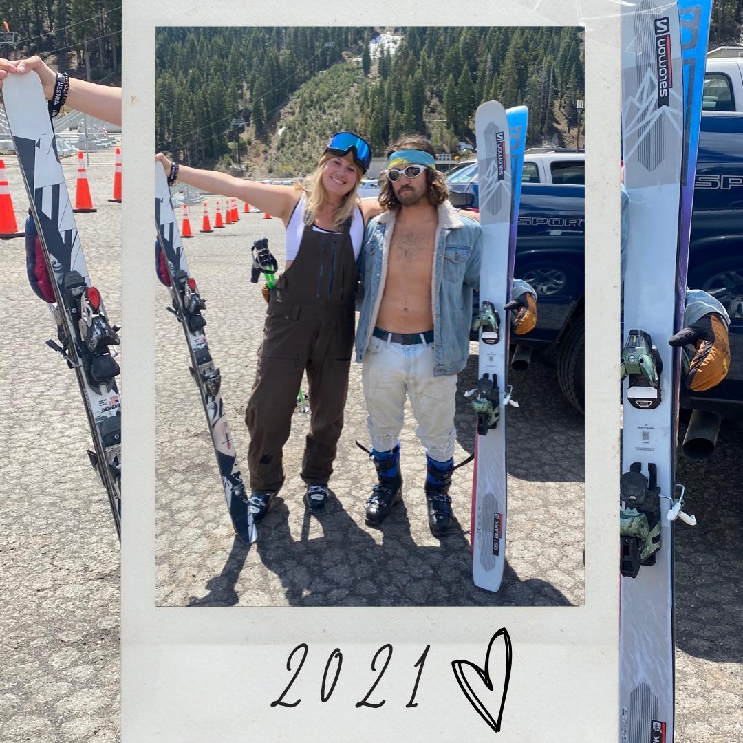 First ski day together