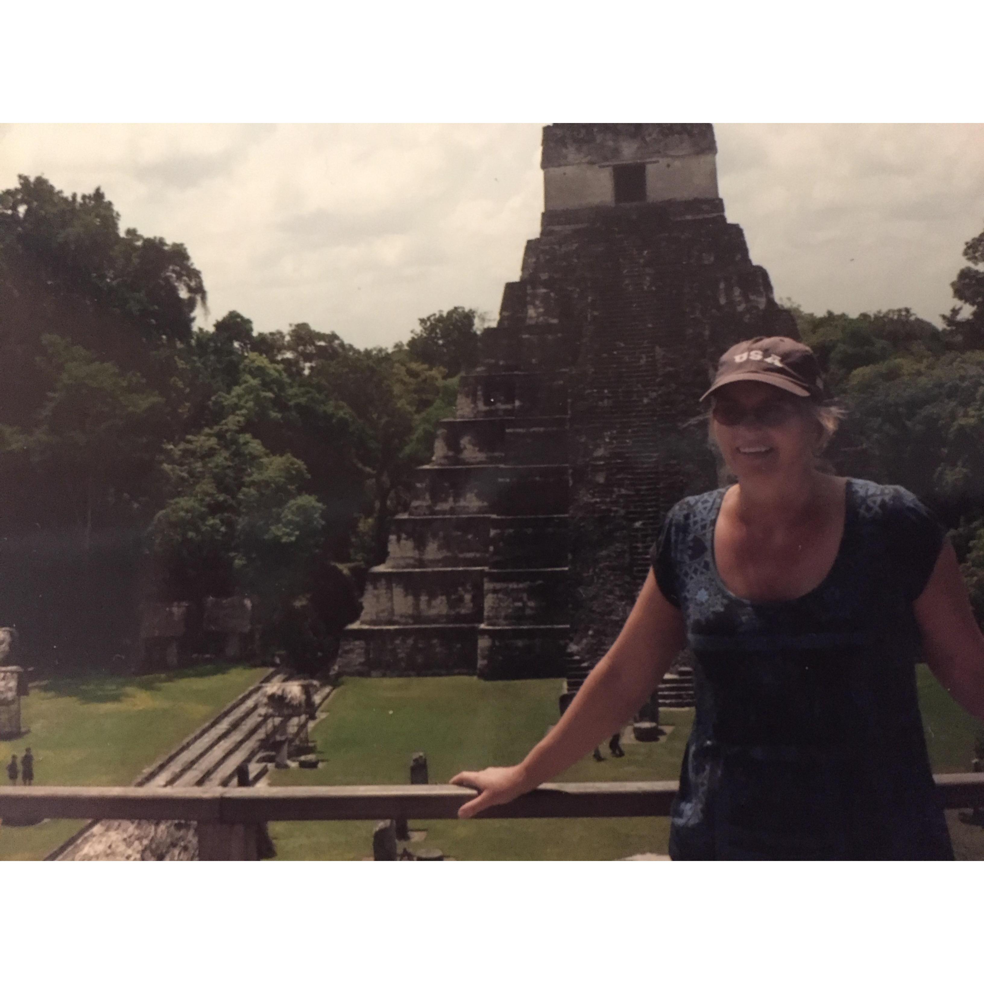The most amazing trip totally planned by him!
Maya ruins- Guatemala- Tikal