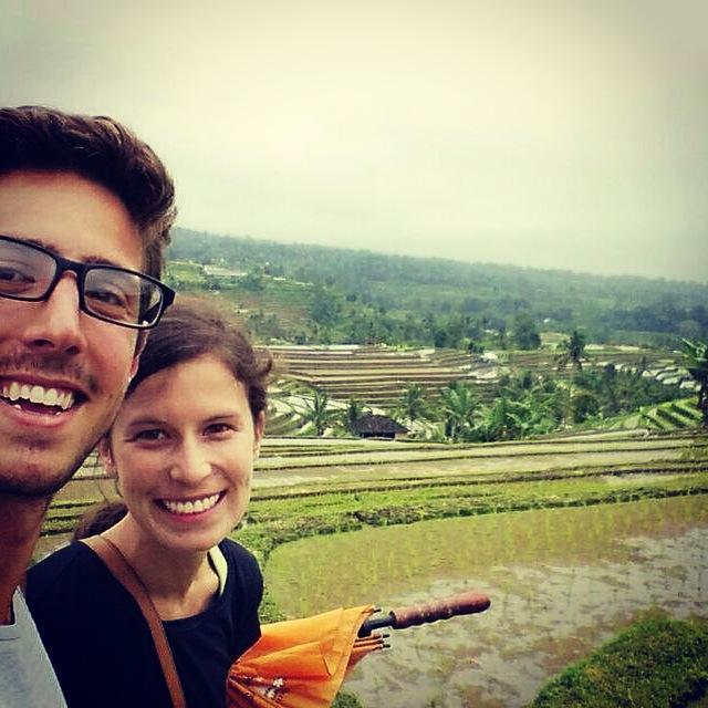 First rice fields selfie | Ubud, Indonesia
