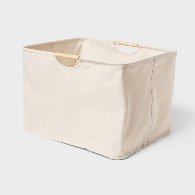 Canvas Rectangle Laundry Basket - Brightroom™