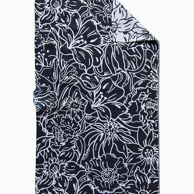 GEOMETRY Spring Kitchen Towels - Double Sided, Quick Dry Microfiber Cloth - Spring & Summer Dish Towels for Kitchen Drying - Premium Quick Dry Towel - Fab Floral, 18" x 30" - 1-Piece