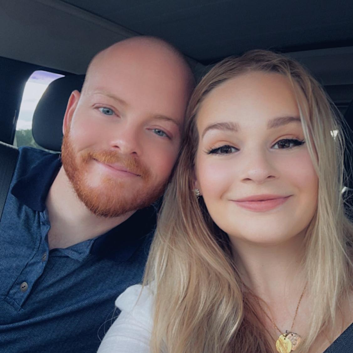 Car selfies before dinner