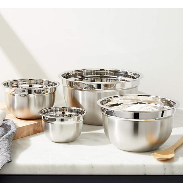 4-Piece Stainless Steel Bowls