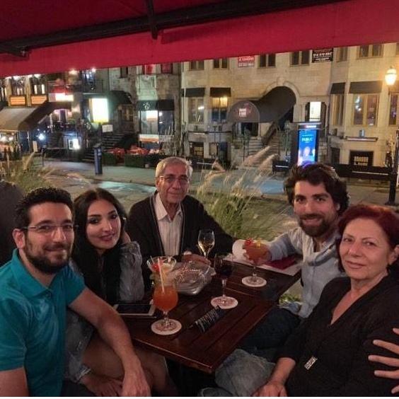 Bassam's parents with Akram & his soon to be wife Chantal