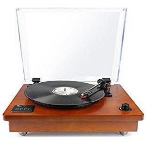 Audio Technica AT-LP60BK-USB Fully Automatic Belt-Drive Stereo Turntable (USB & Analog), Black
