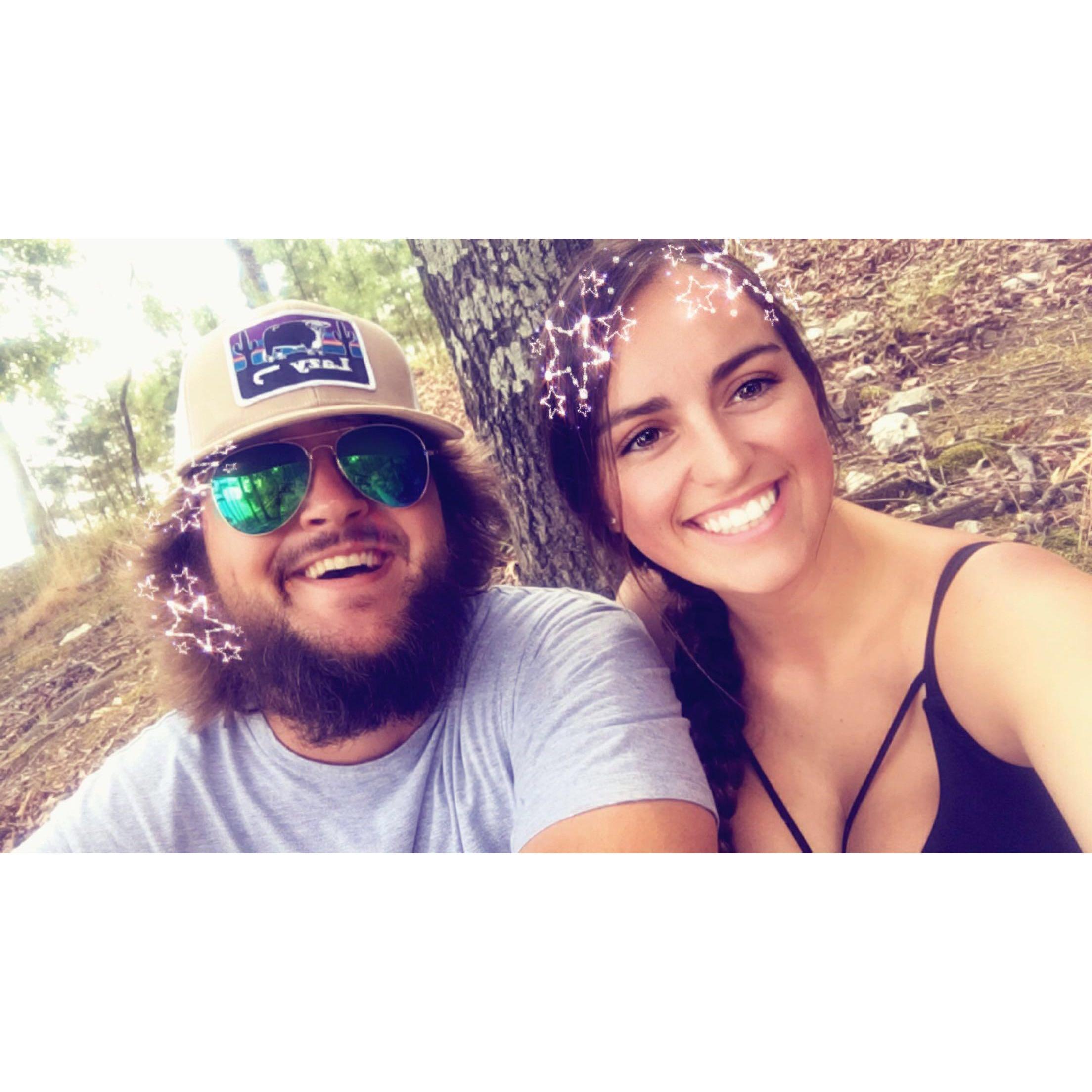 Lake trip summer 2017, when Jake was a mountain man!