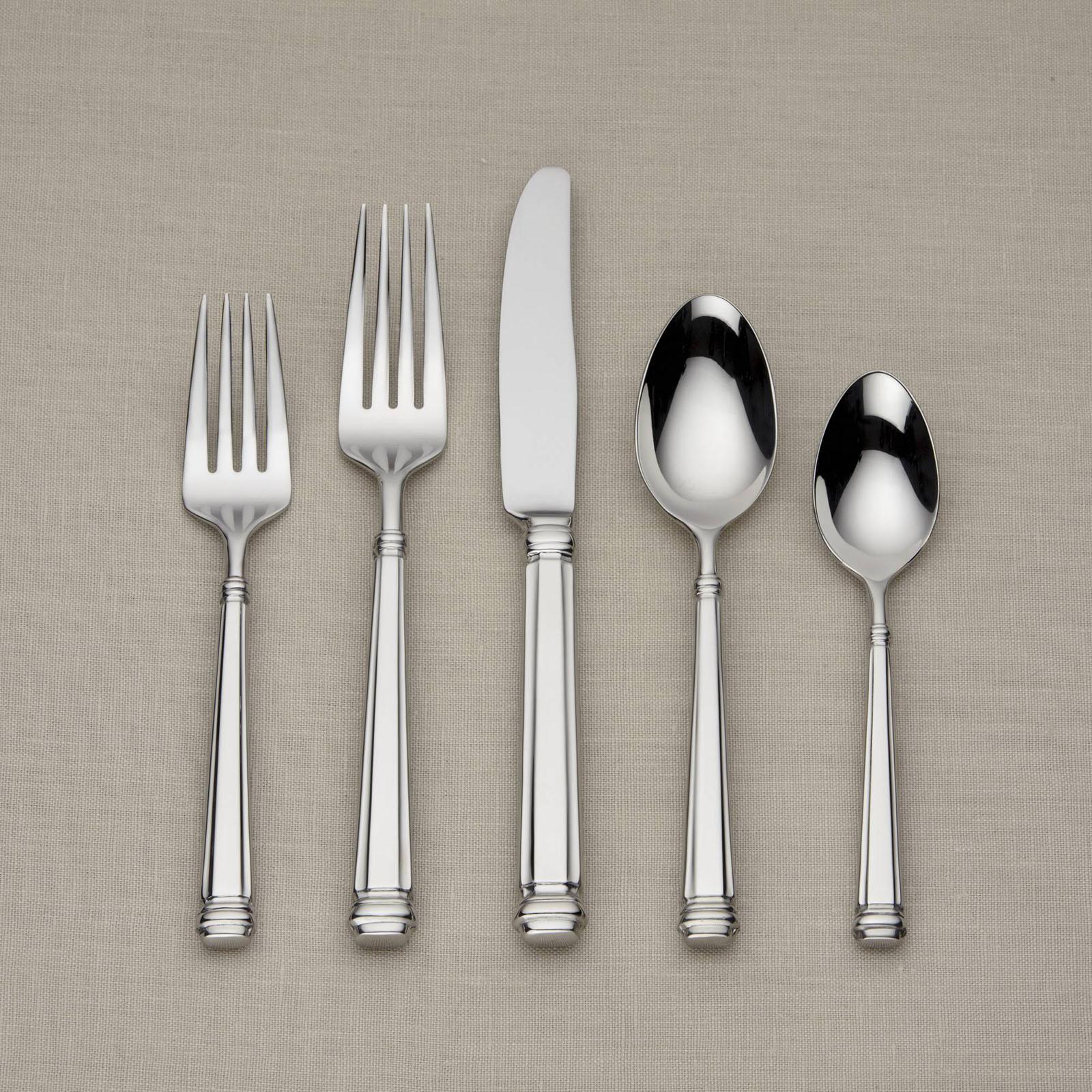 kate spade new york, Abington Square 5-Piece Flatware Set, Service for 1 -  Zola