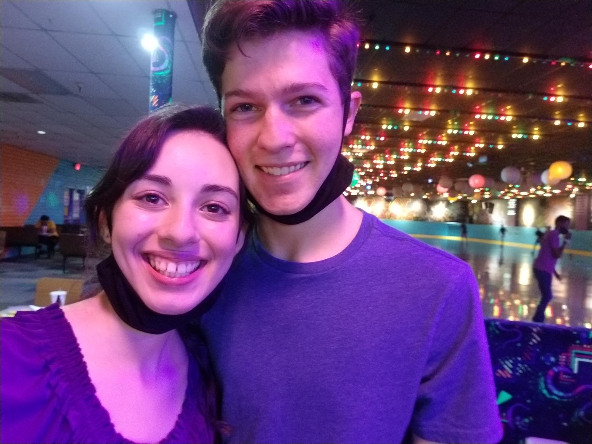 One of our many roller skating trips!