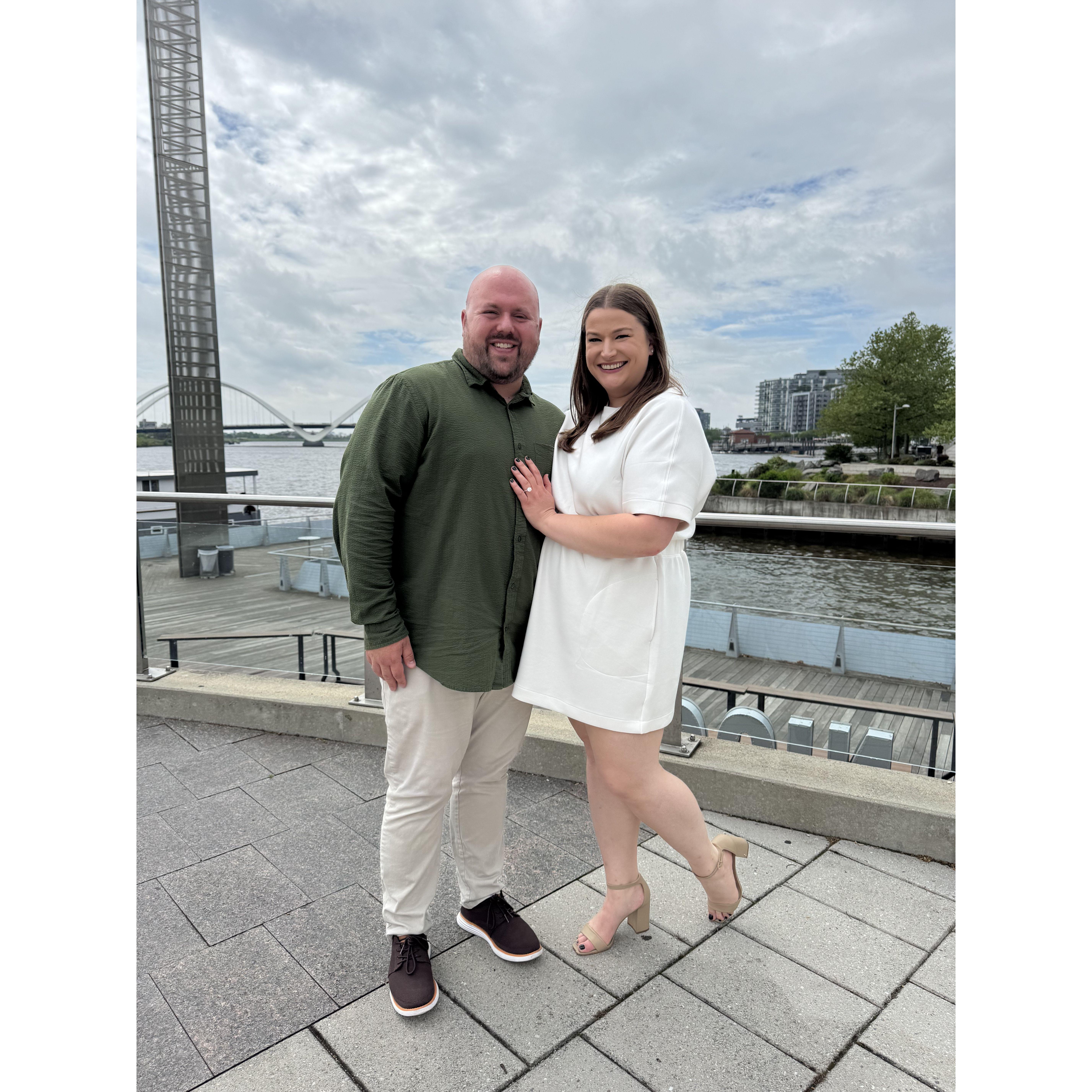 Engaged in Navy Yard, what could be better?!
