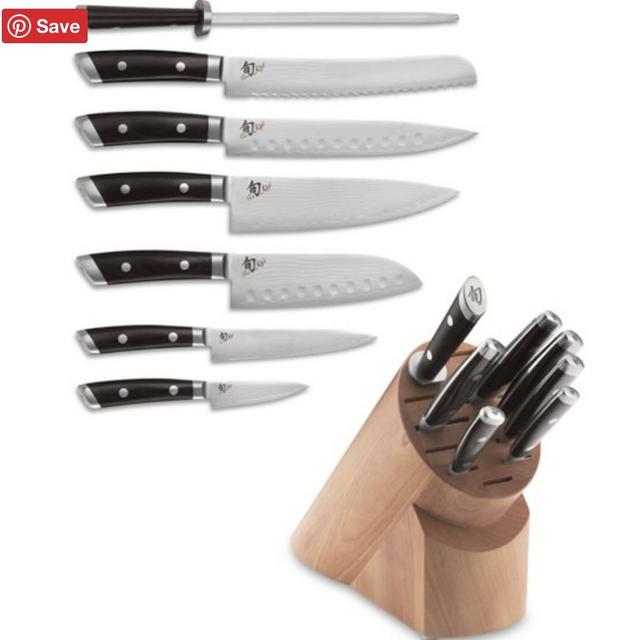 Shun Kaji 8-piece knife block set