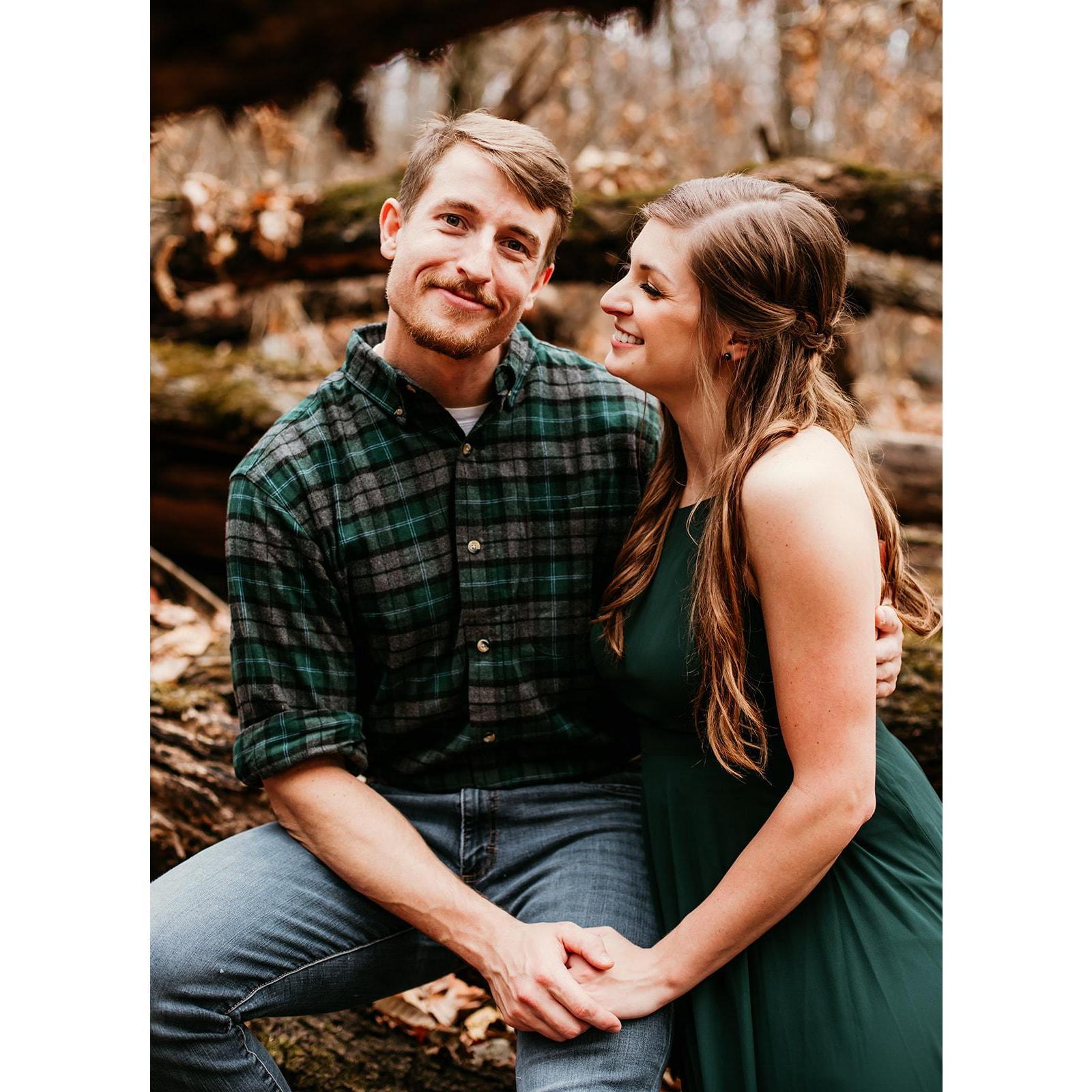 This is one of my favorite pictures from our engagement adventure session up Mount Yonah! We are so excited to get married and start our life together.