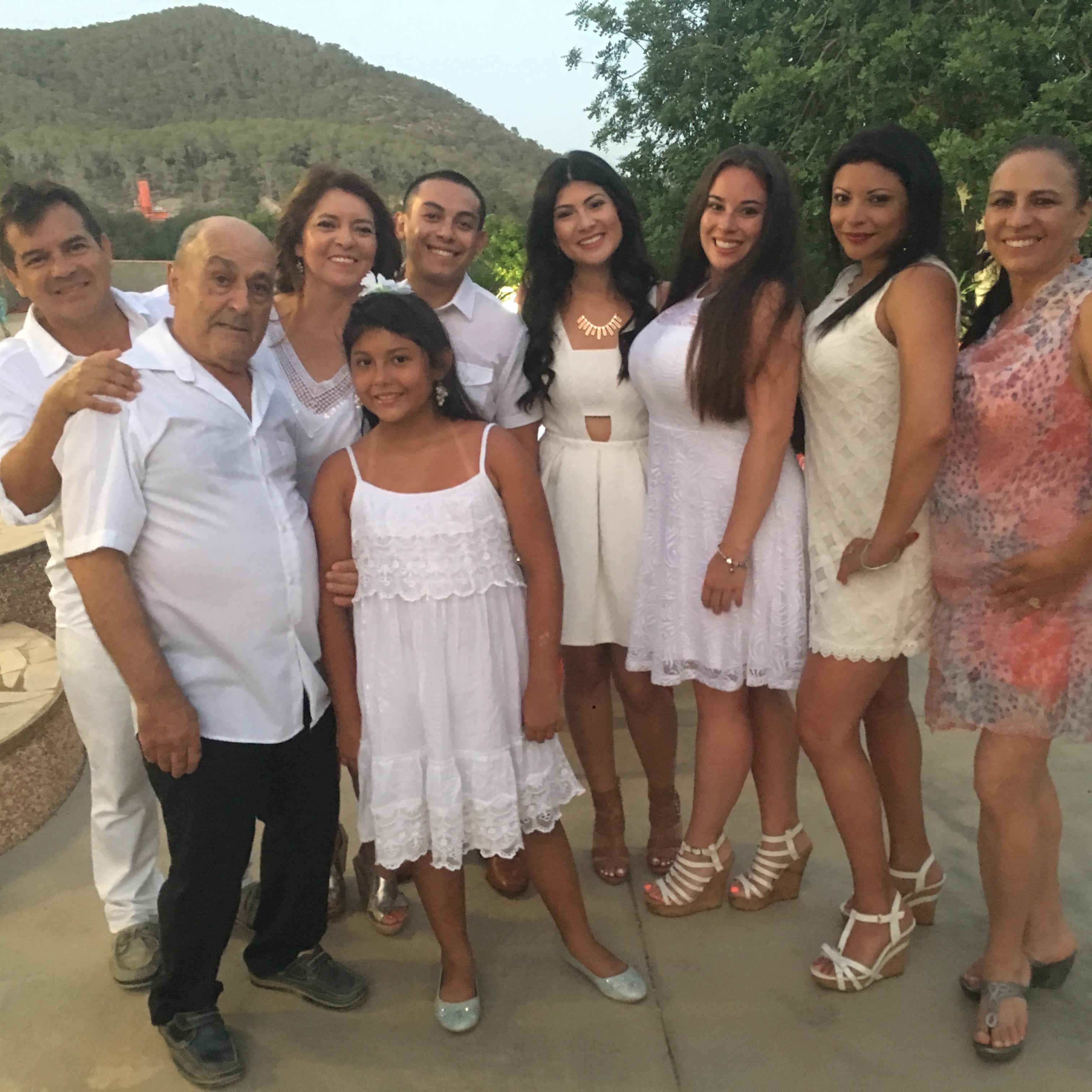Family night in Ibiza