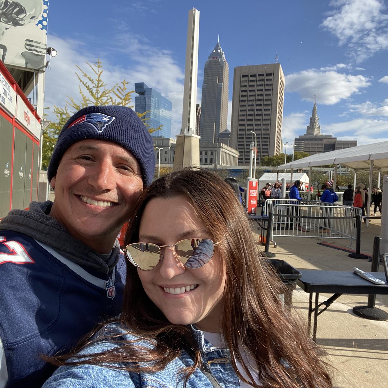 Browns vs. Patriots game!