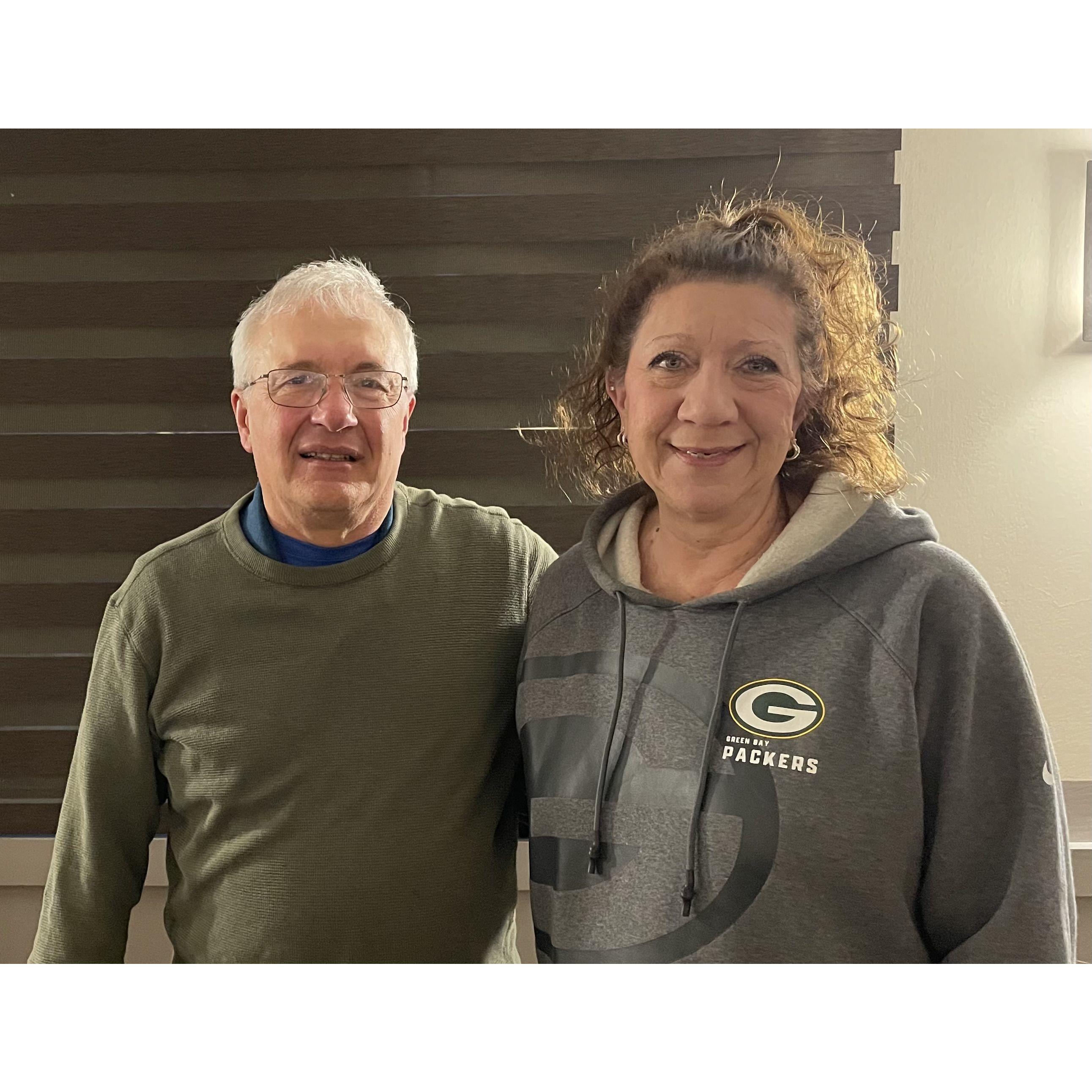 On the last day in Italy, Doug wanted a picture with his favorite Euchre partner.