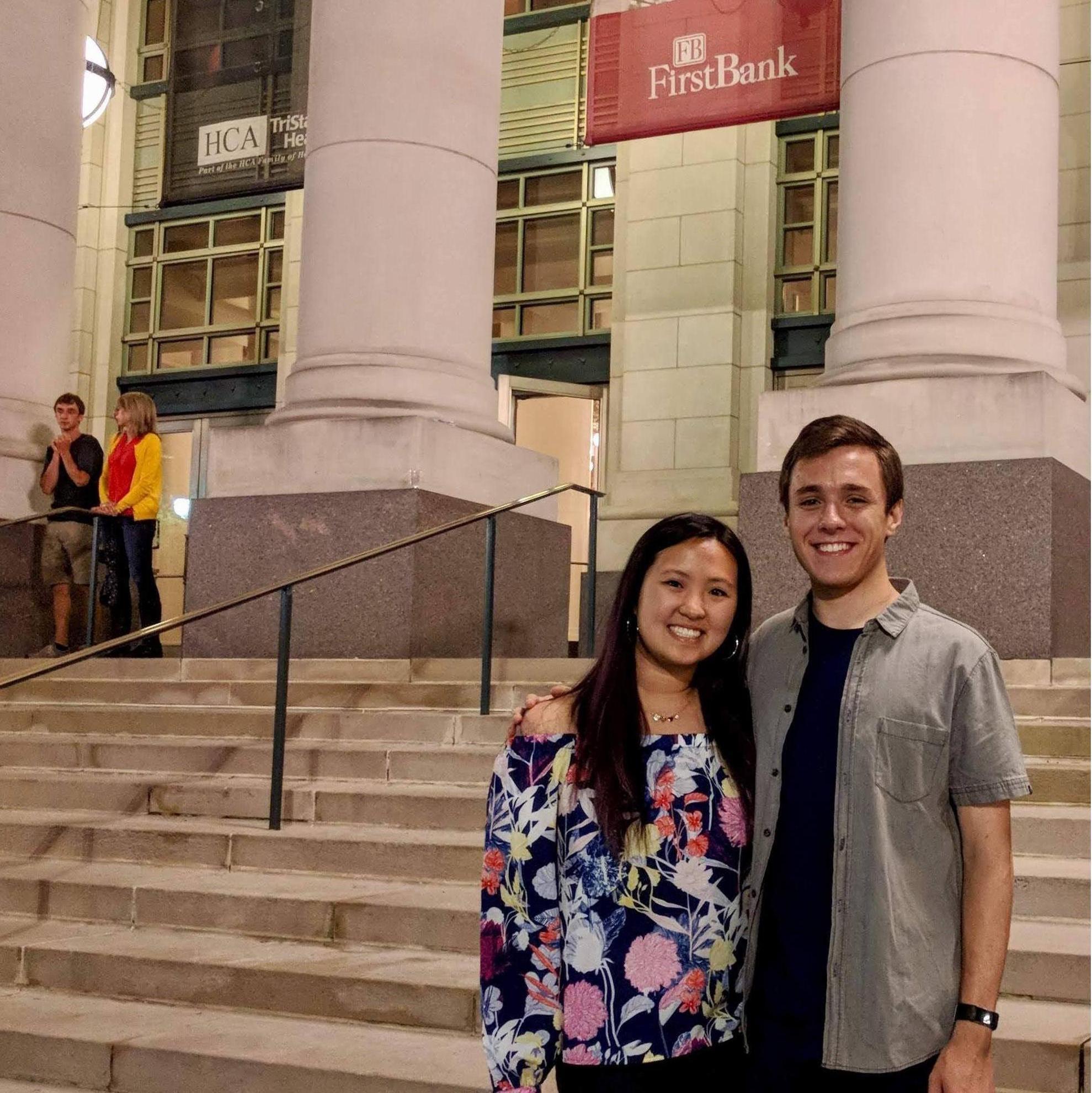 May 2018 - Finished Sophomore year. Date night at the Schermerhorn