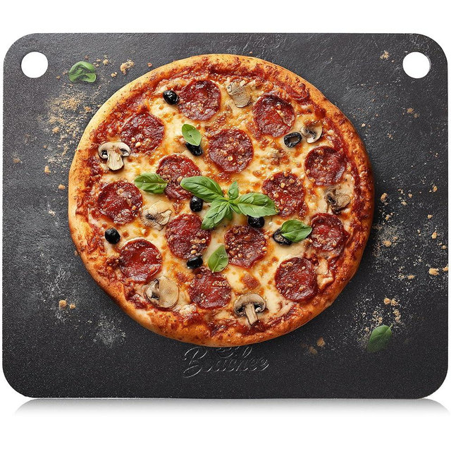 Boachee Pizza Steel XL 16"x13.4" – Heavy-Duty Baking Steel for Oven & Grill, Pizza Stone Alternative for Crispy Crust, Faster Heat Transfer, Professional Pizza Baking Sheet