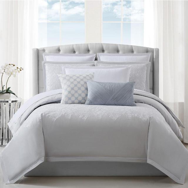 Charisma® Celini 3-Piece Reversible King Comforter Set in Grey/White