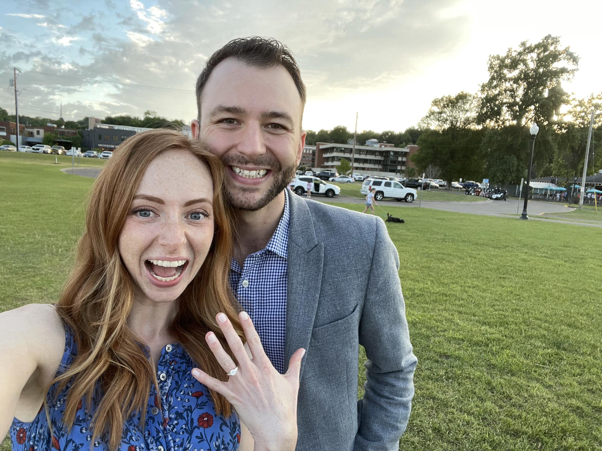 June 30, 2022 | Jake got down on one knee and proposed :)