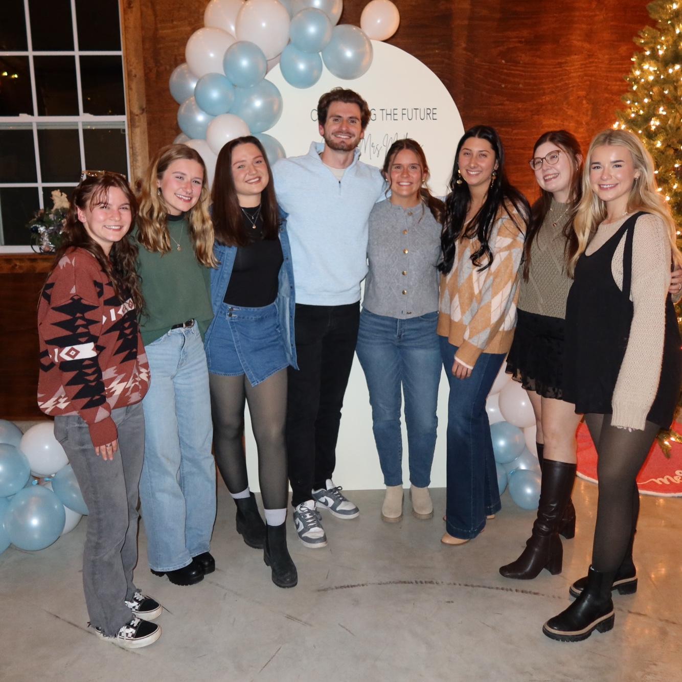 blaise with 7/10 girls (missing katie, macy, and halle)