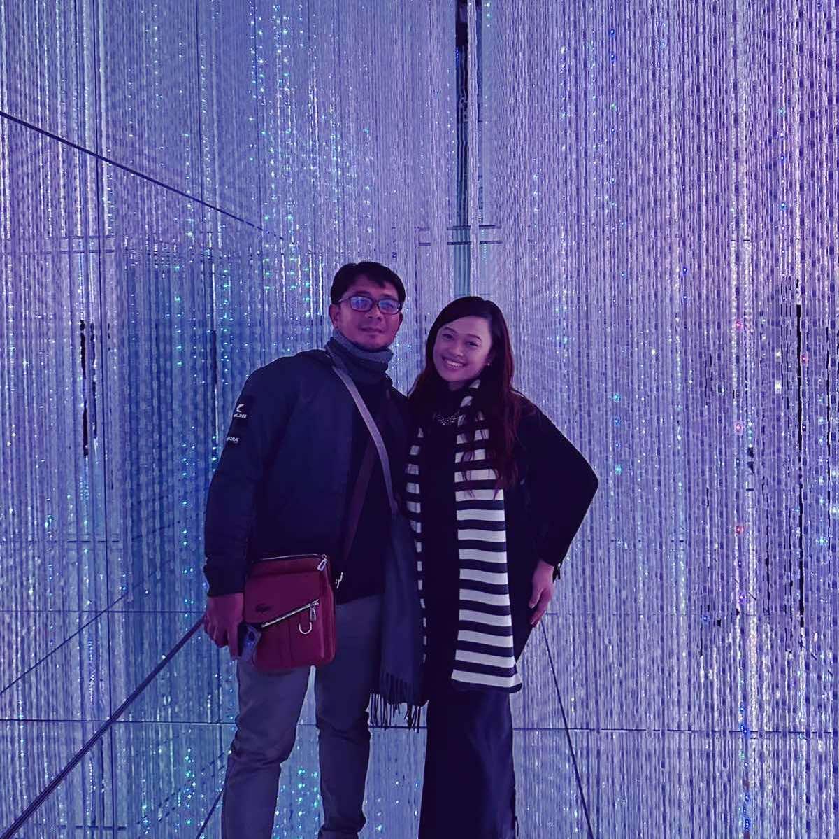 Inside Teamlab Borderless in Tokyo.