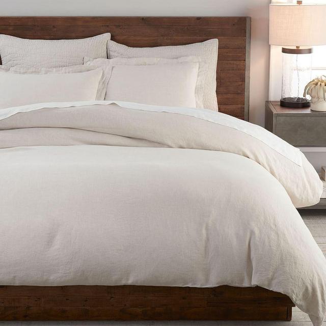 Belgian Flax Linen Duvet Cover, King/Cal. King, Flax