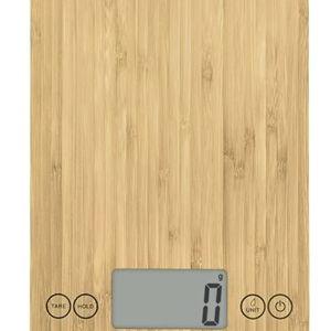 Escali Arti Digital Food Scale, Multi-Functional Kitchen Appliance, Precise Weight Measuring and Portion Control, Baking and Cooking Made Simple, Tempered Glass, Bamboo