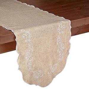 Lenox® French Perle 54-Inch Table Runner in Linen