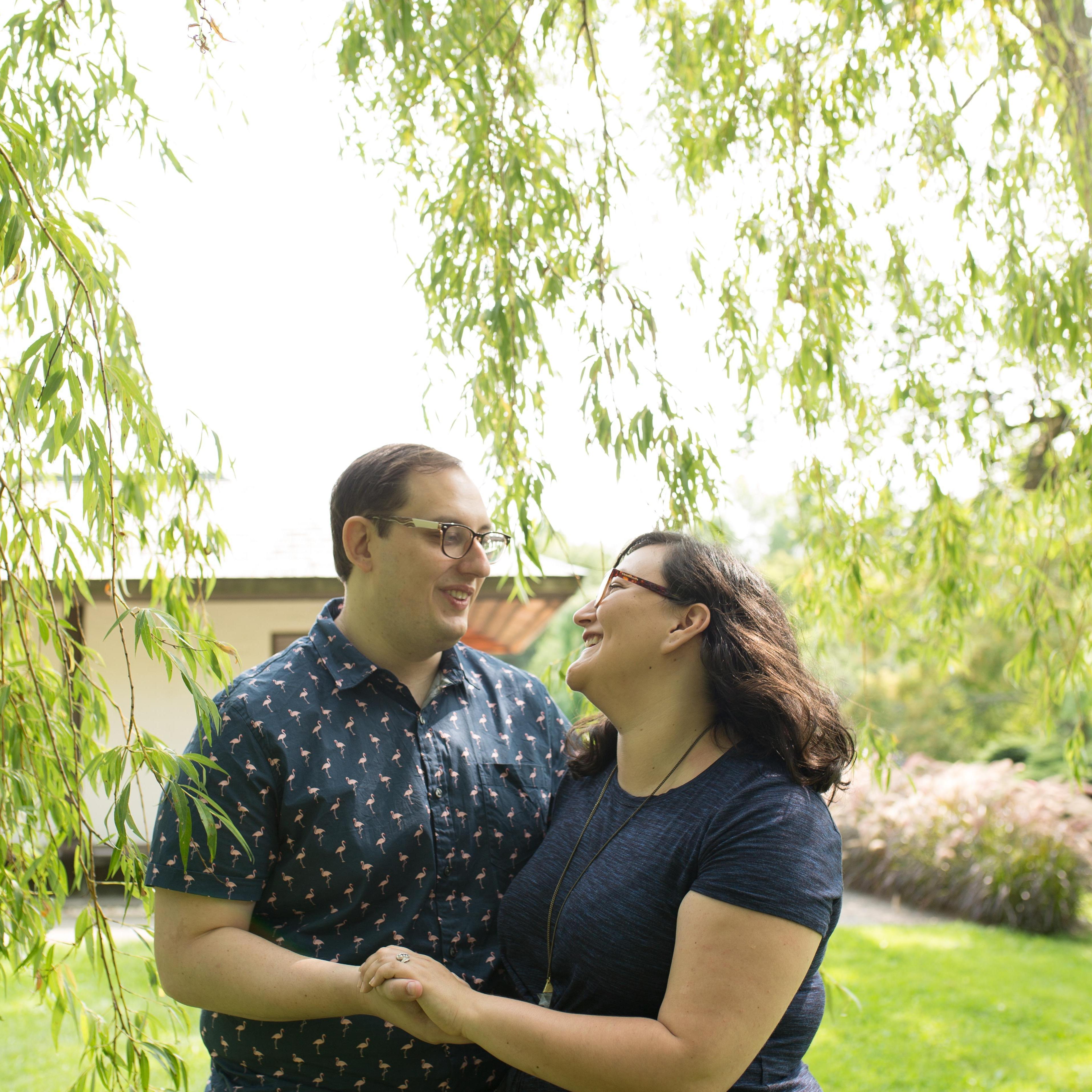 Post proposal photo shoot in the Japanese section of the Montreal Botanical Gardens.
"I thought you'd never ask."
"But you tell me to every week."
"I know."