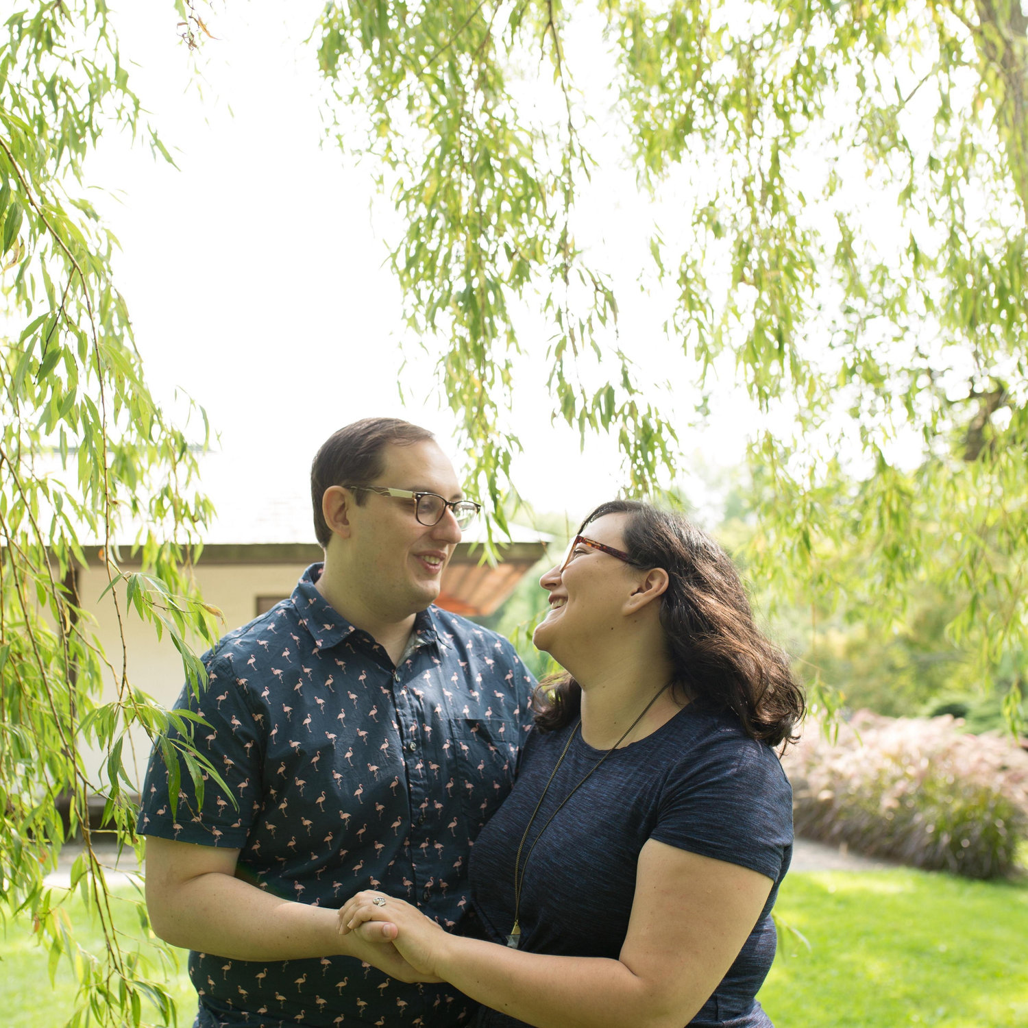 Post proposal photo shoot in the Japanese section of the Montreal Botanical Gardens.
"I thought you'd never ask."
"But you tell me to every week."
"I know."