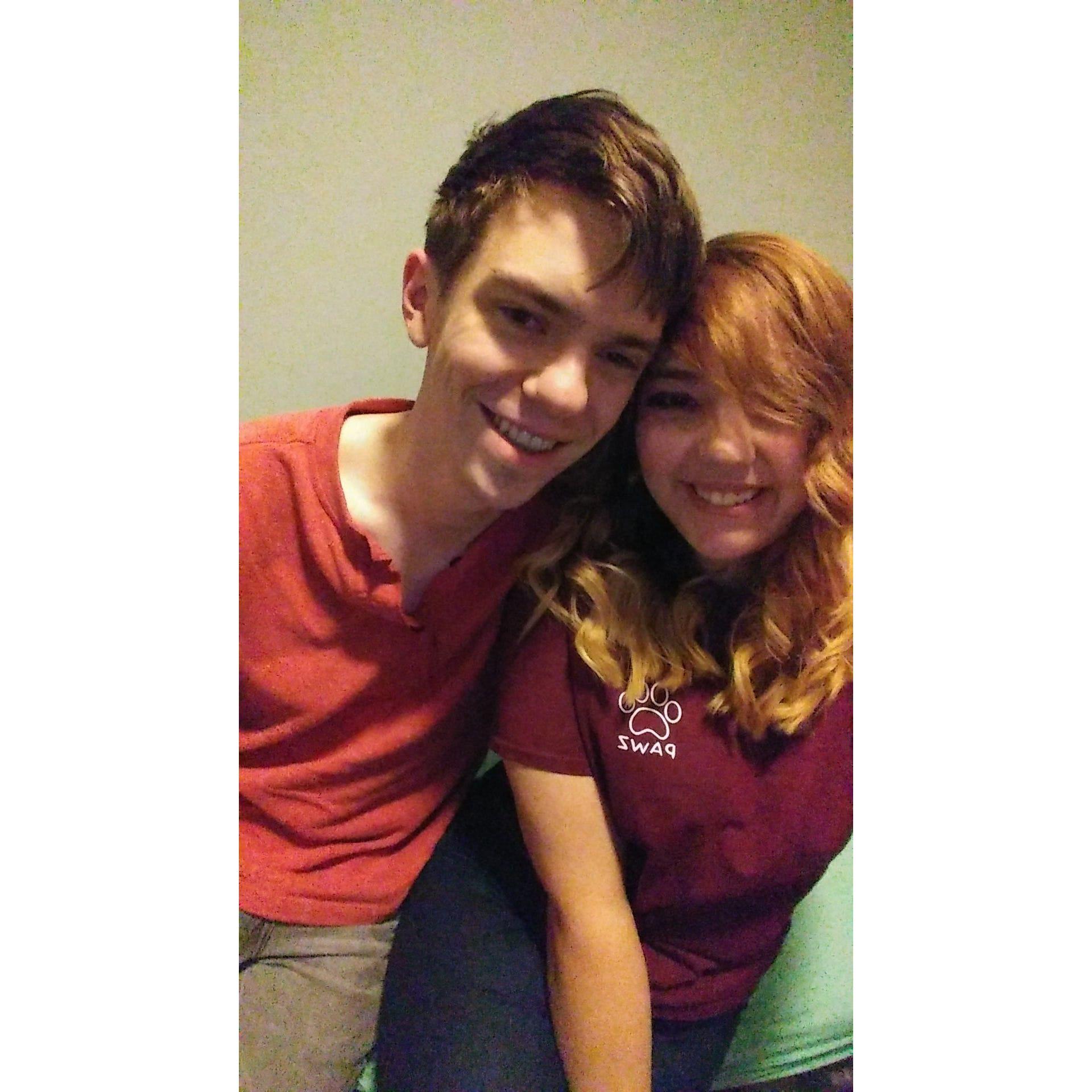 The very first photo we ever took together