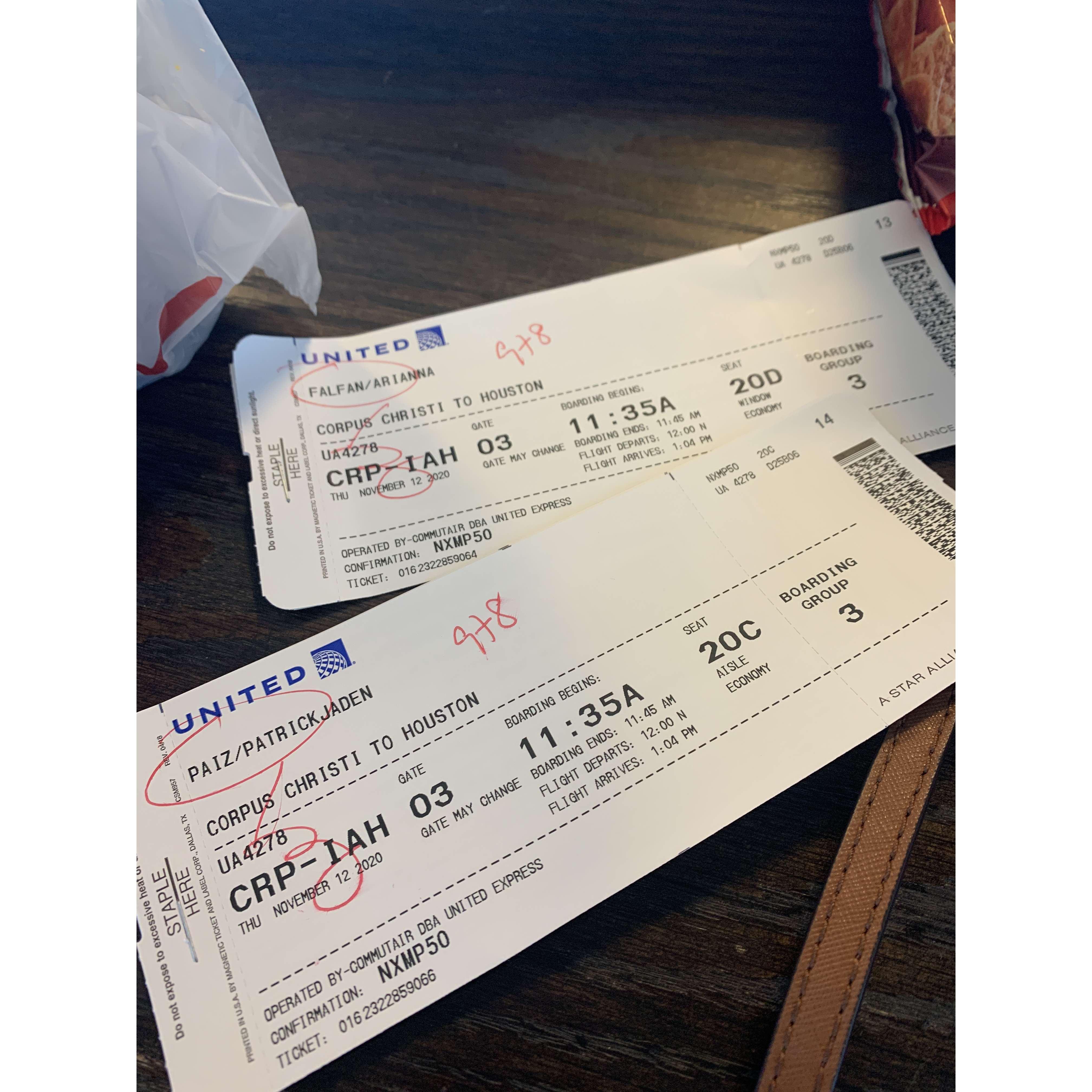 OUR FIRST TIME FLYING TOGETHER 